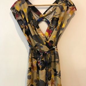 Rachel Roy party peephole dress in floral pattern